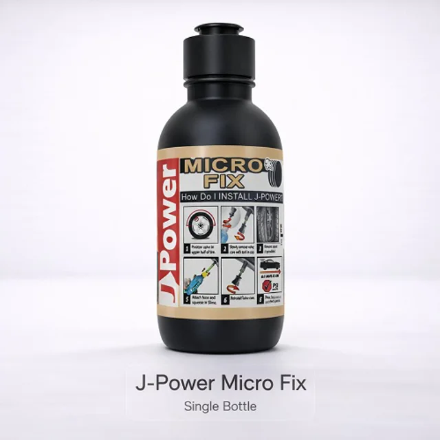 ژل ضد پنچری جی پاور MicroFix | مخصوص ریز پنچری | تک بطری